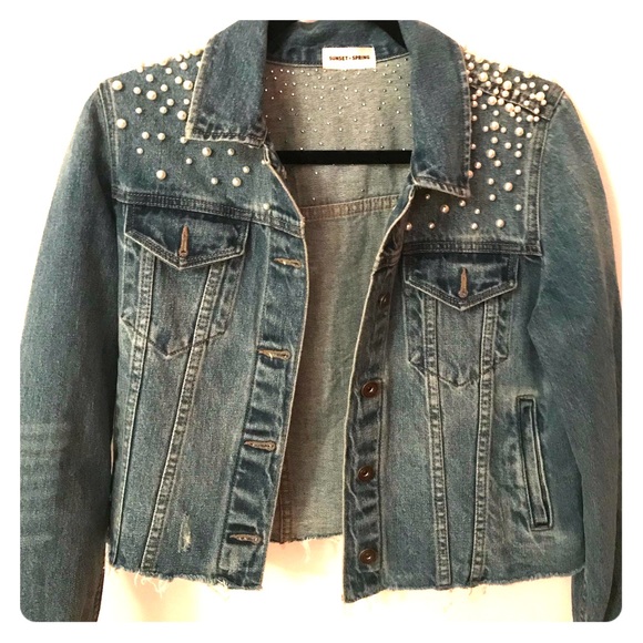 sunset and spring pearl jacket